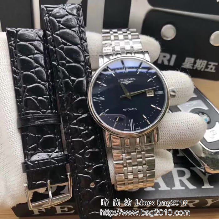LONGINES浪琴 2018最新款 博雅系列時尚男士腕表 WSS1301